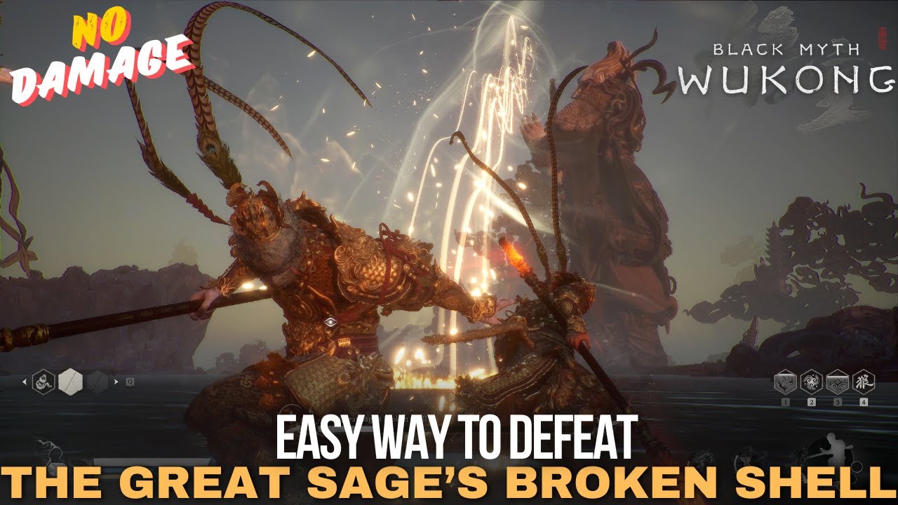 Black Myth: Wukong - How to Kill The Great Sage's Broken Shell (Easy Way)