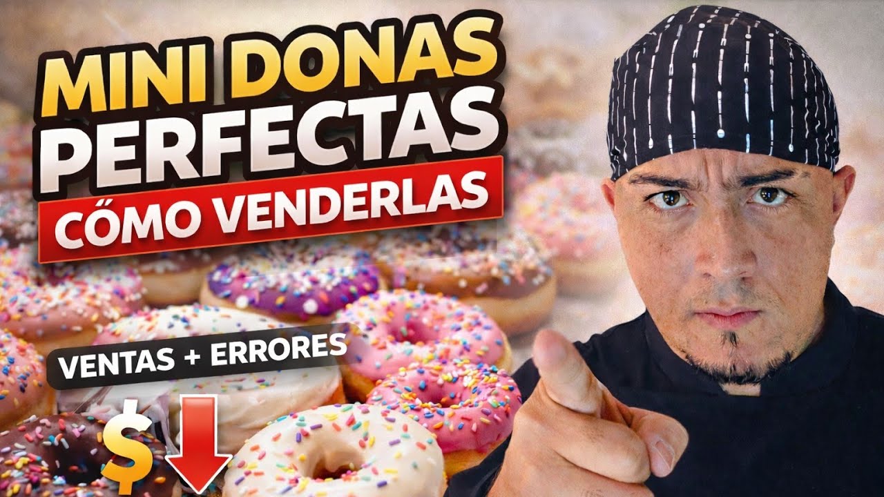 MINI DONAS  PARA VENDER 🍩 ( ERRORES QUE TE HACEN PERDER DINERO)