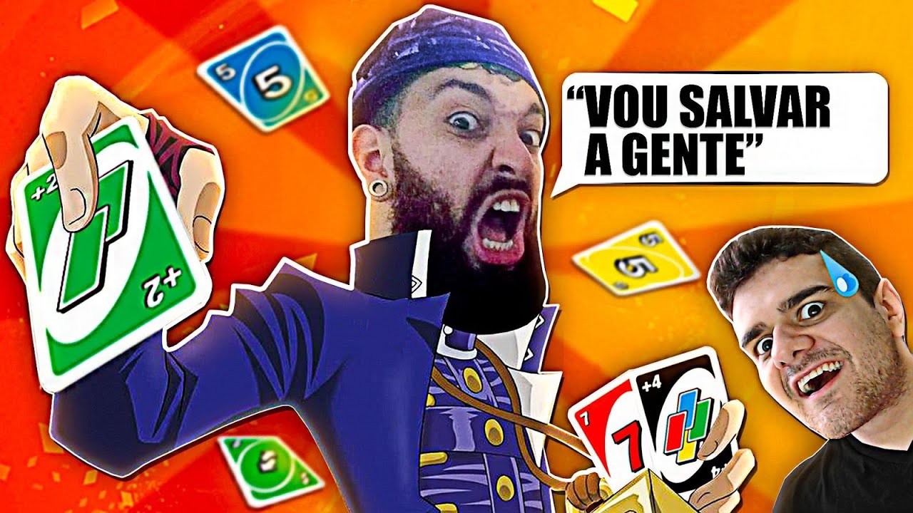 QUANDO O @GabsYT.OFICIAL USA 100% DO C&Eacute;REBRO NO UNO c/ @CoreDasAntigas e @MrGuinas