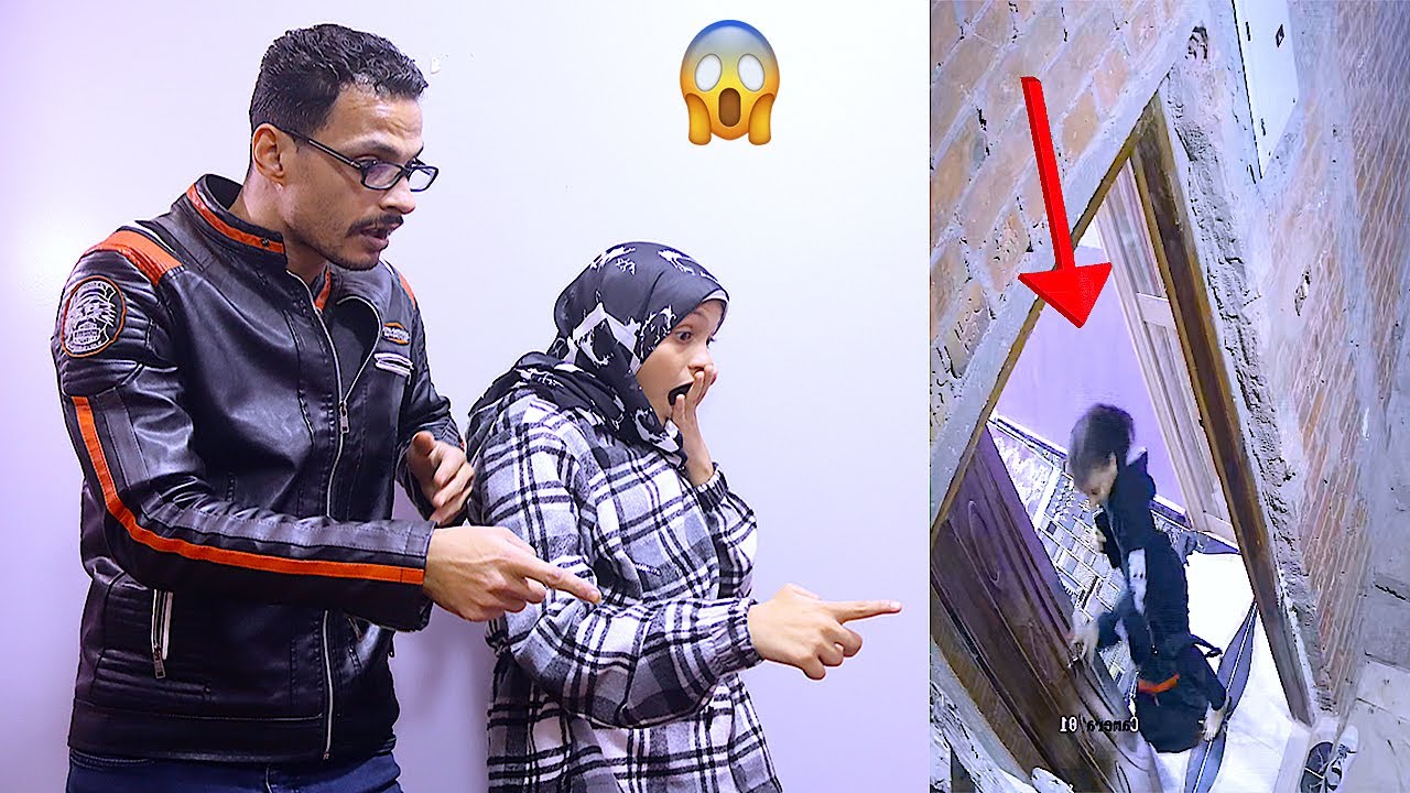 كاميرات المراقبة تكشف حقيقة السررقه و المفاجأة !!