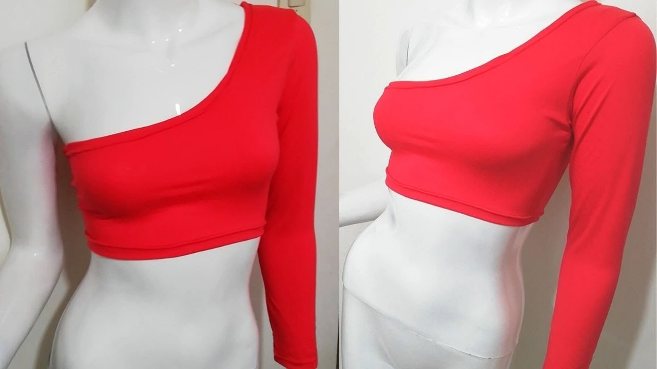 Hermosa Blusa hombro descubierto - todas las tallas paso a paso