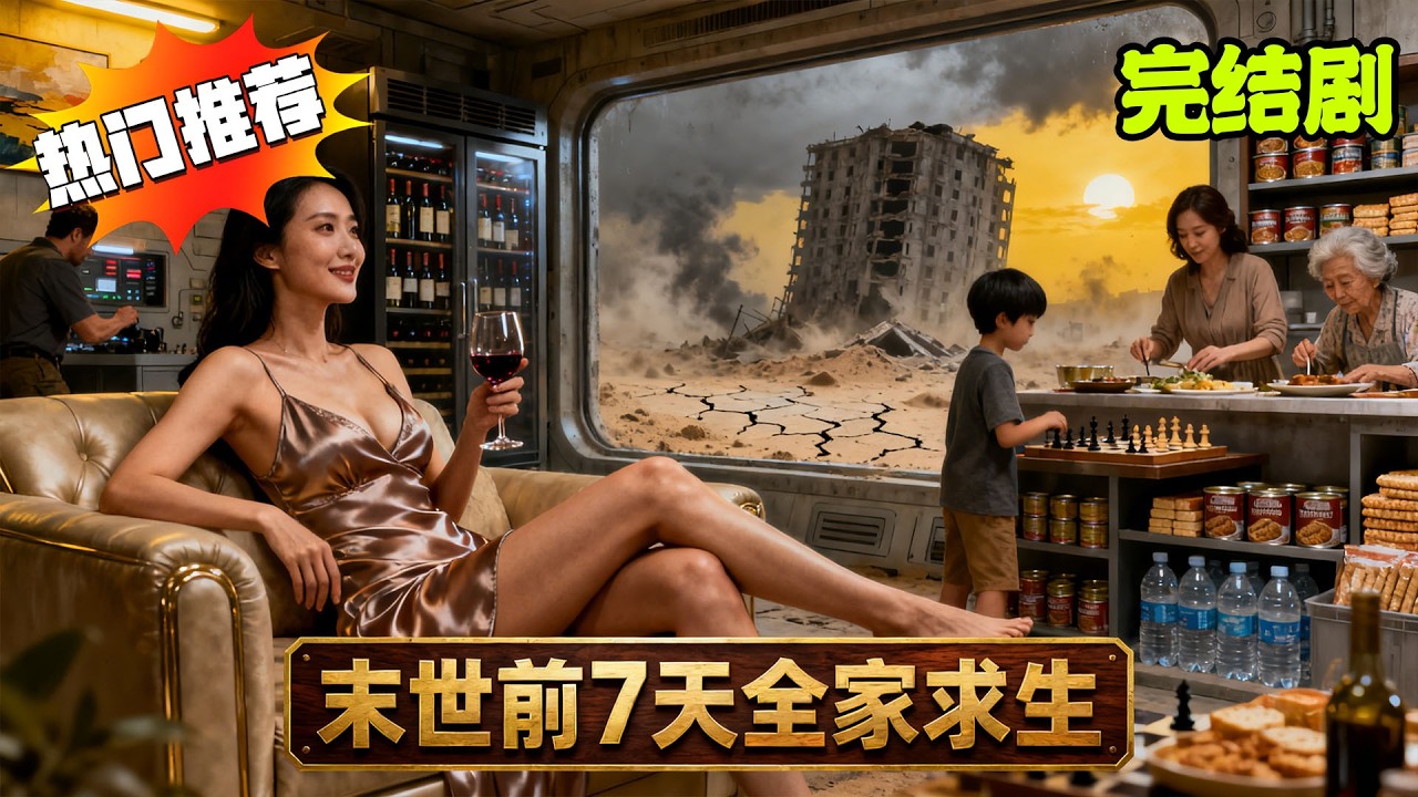 末日完结爽剧︱重生归末日前 7 天，独握浩劫预警真相【末世前 7 天全家求生】#末日 #求生 #末世 #短劇 #ai劇 #ai真人劇 #天天劇場