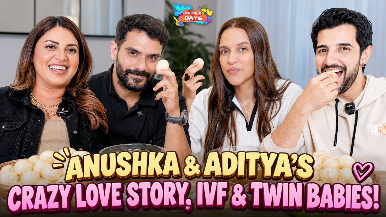 Anushka Aditya On Double Date! Message For Twins, Love Story & Unlimited Golgappa With Neha-Angad!