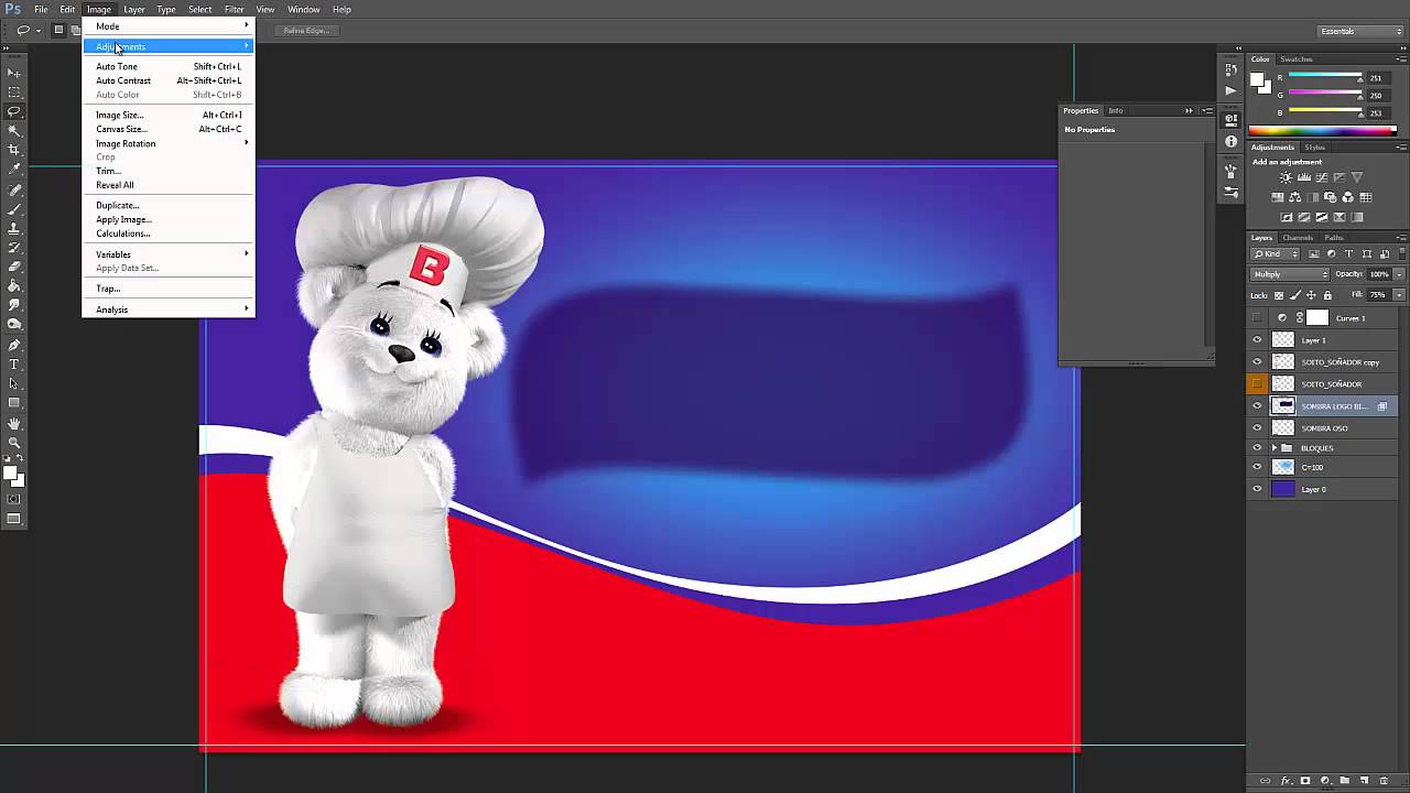 Tutorial Photoshop CC Separación de Color ( Flexo Prepress )
