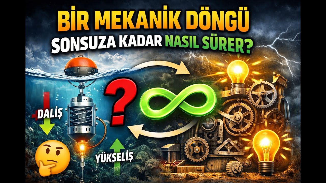 Bir Mekanik D&ouml;ng&uuml; Sonsuza Kadar Nasıl S&uuml;rer?  sadece su basıncı ile &ccedil;alışan otomatik bir sistem