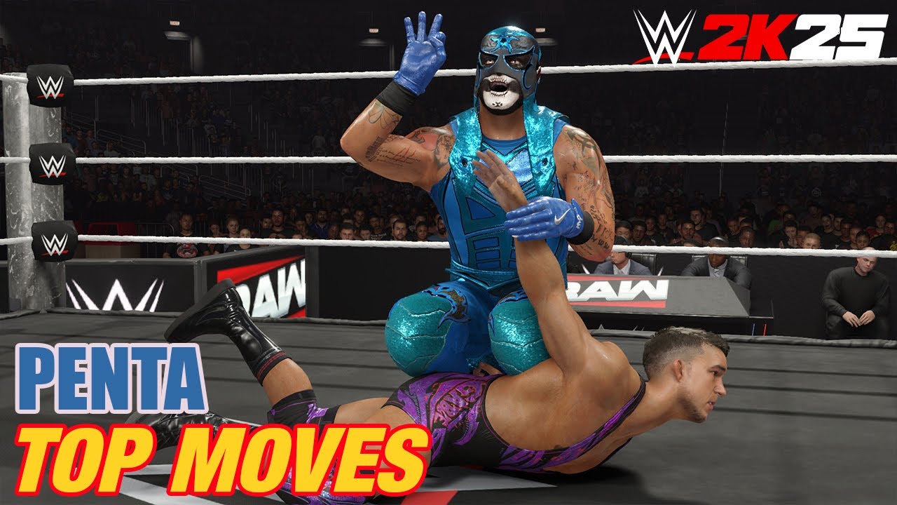 PENTA INSANE TOP MOVES | WWE 2K25 FEARLESS PACK DLC