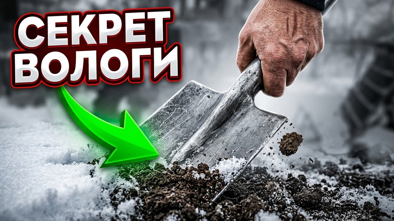 Накопичуємо вологу заздалегідь 😅, приорюємо сніг сніговою лопатою.
