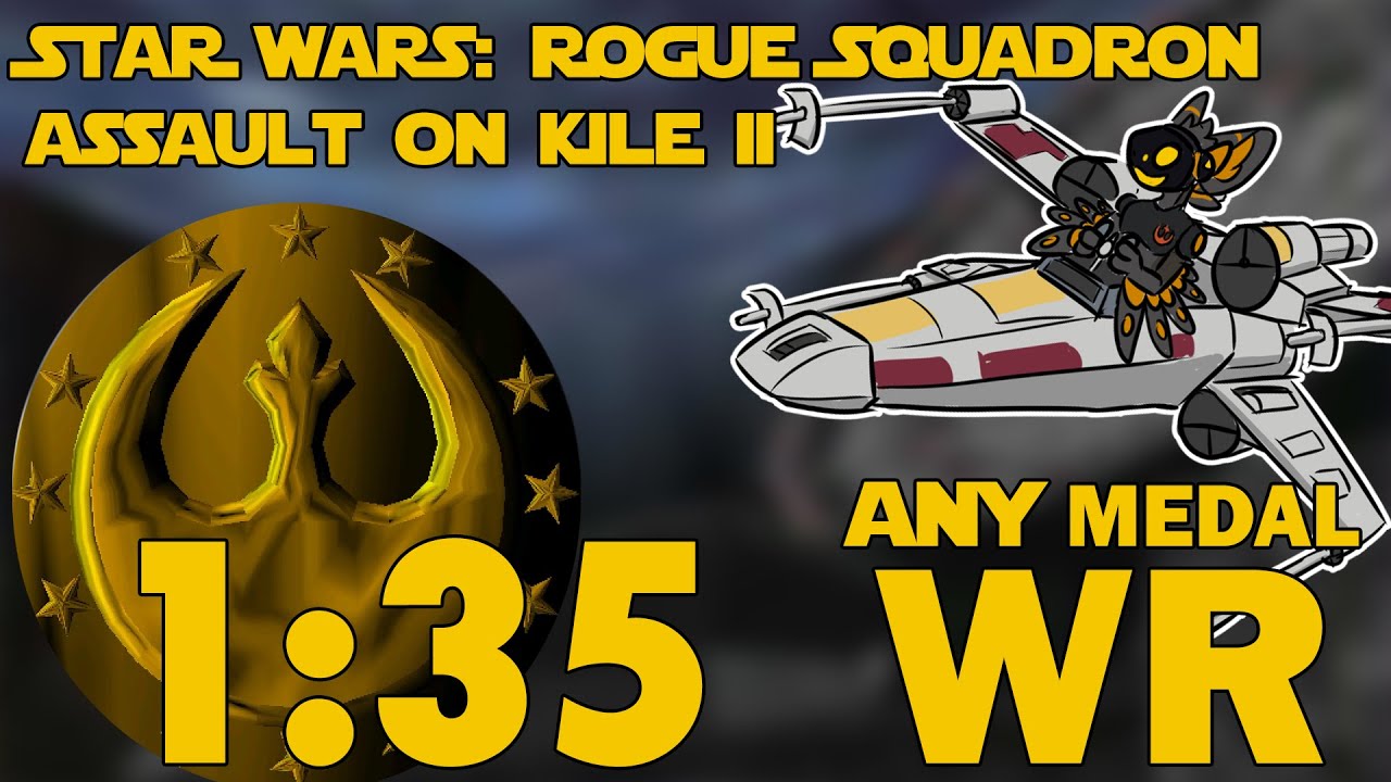 Star Wars: Rogue Squadron 3D | Assault on Kile II Speedrun | Y-Wing | 1:35 (WR)