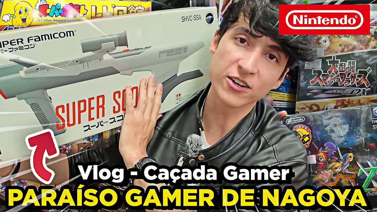 Caçada Gamer no JAPÃO! Lixão dos Games? Não! Raridades na Super Potato em Nagoya: TEMPLO Retro Games