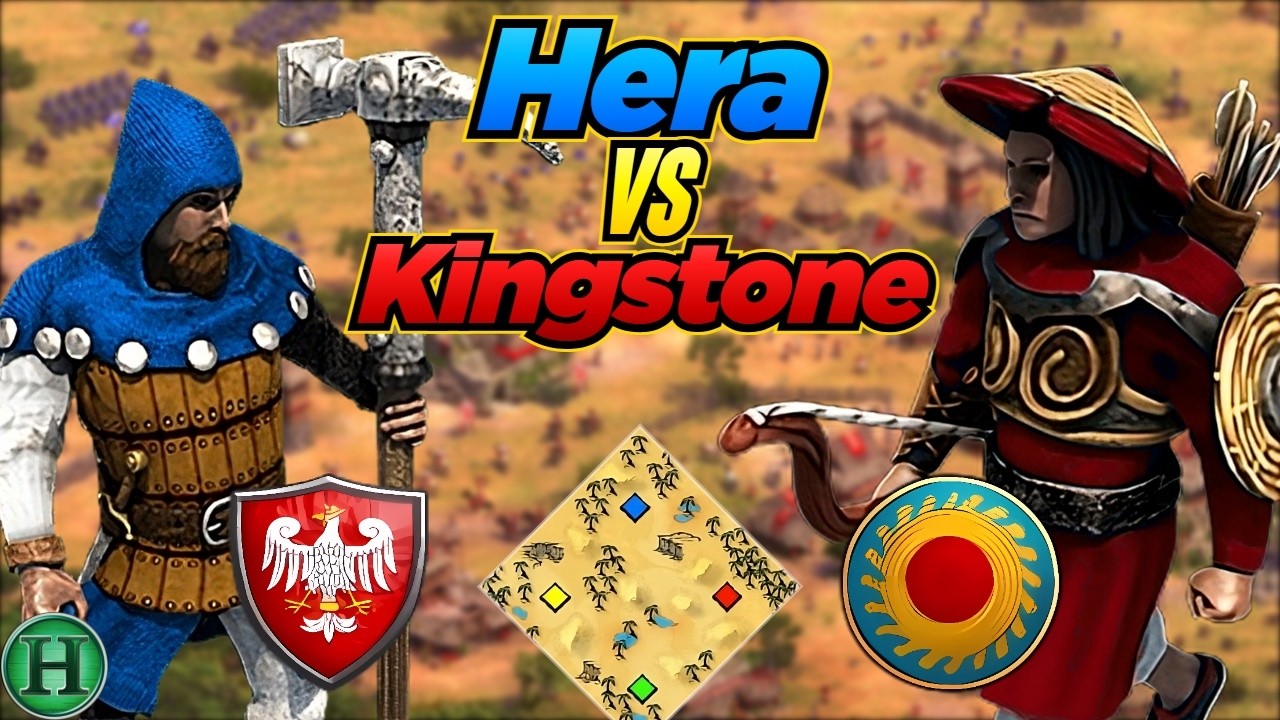 Poles vs Vietnamese | 1v1 Arabia | vs Kingstone | AoE2