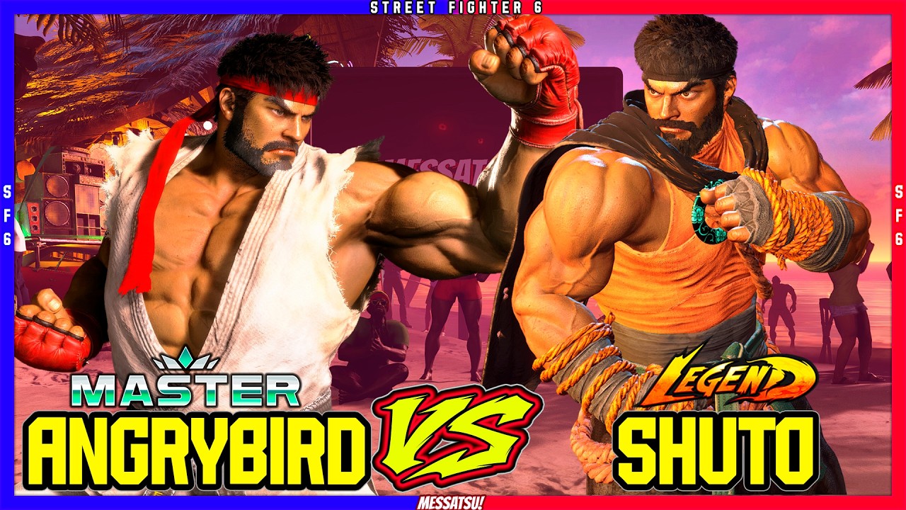 SF6 AngryBird (Ryu) VS Shuto (Ryu)💥Messatsu!💥スト6💥Street fighter 6
