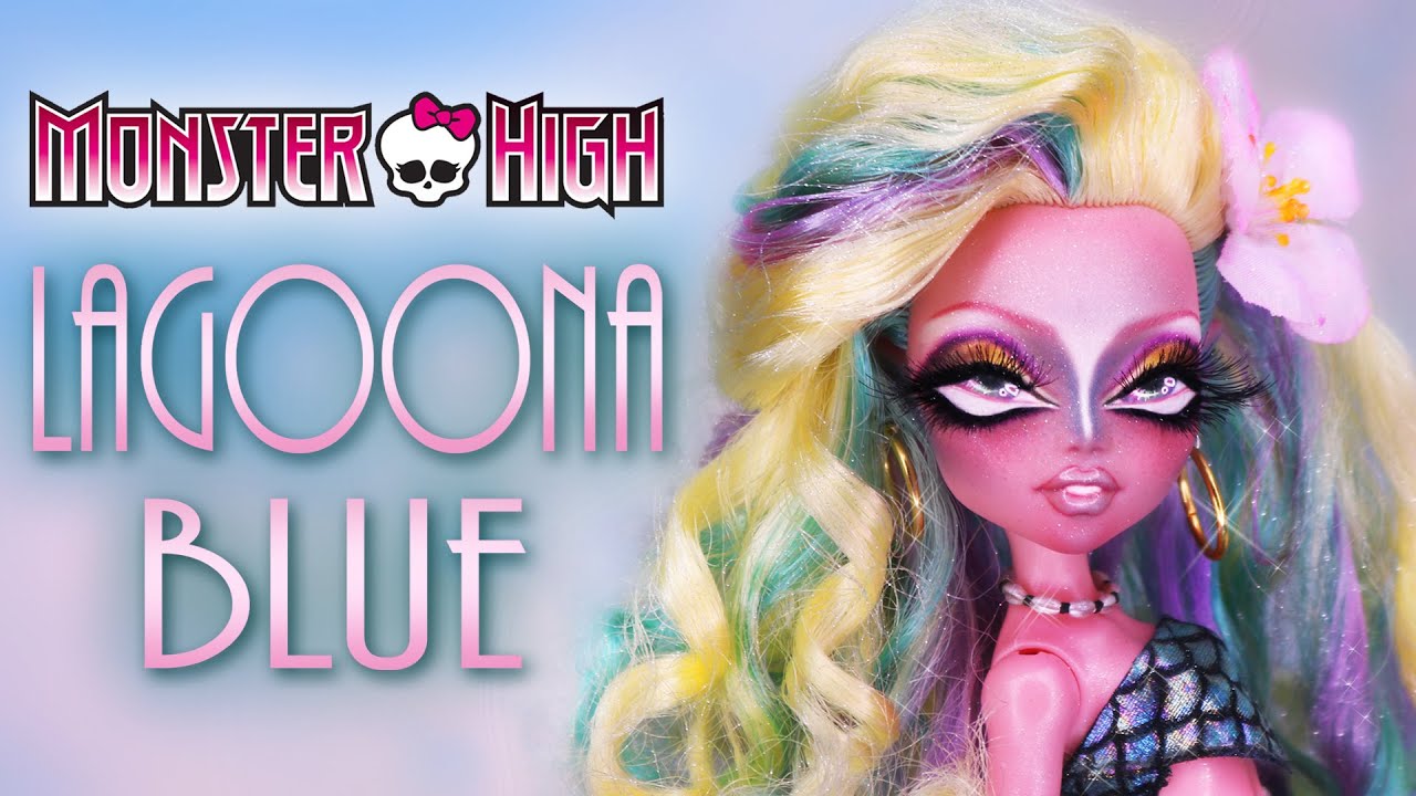 Custom LAGOONA BLUE Doll 🫧 🌺 ✨ [ MONSTER HIGH ]