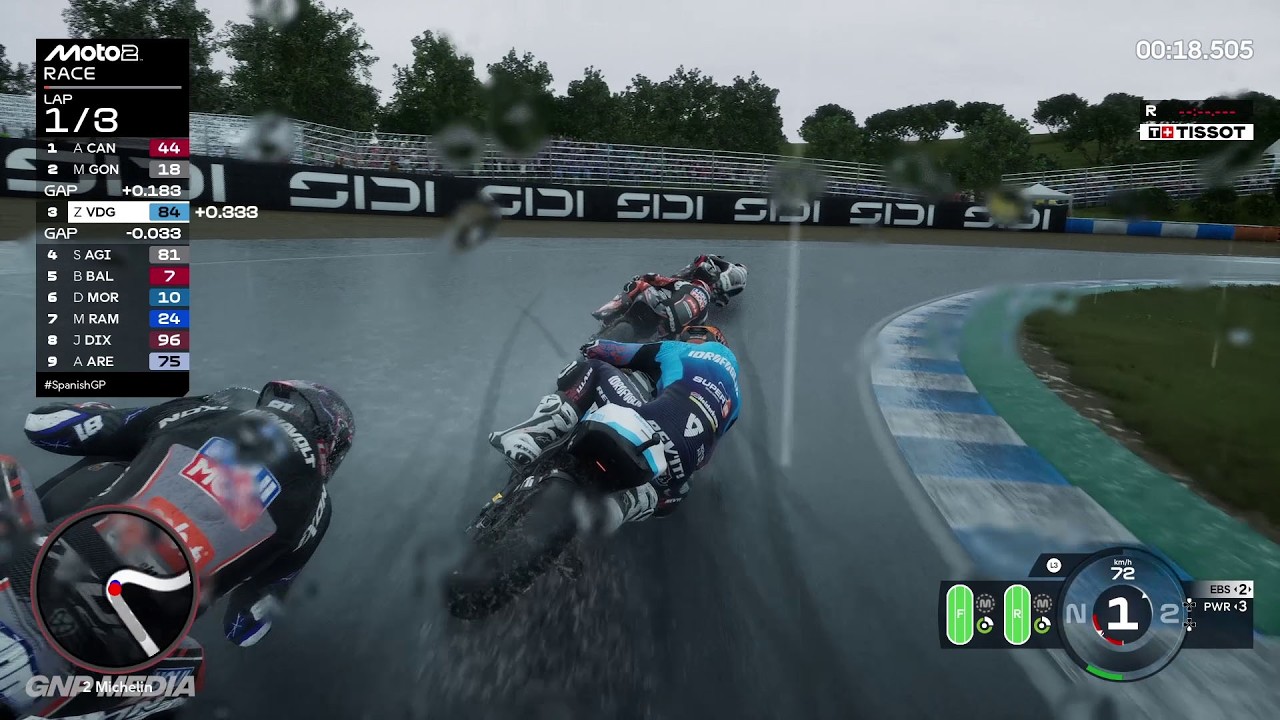 MotoGP 25 - Zonta van den Goorbergh - Moto2 - Wet Race - Jerez Circuit - Gameplay
