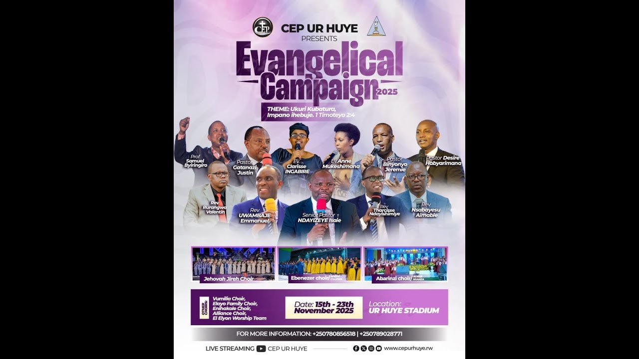 LIVE CONCERT: ABARINZI CHOIR MU IVUGABUTUMWA MURI CEP-UR HUYE CAMPUS