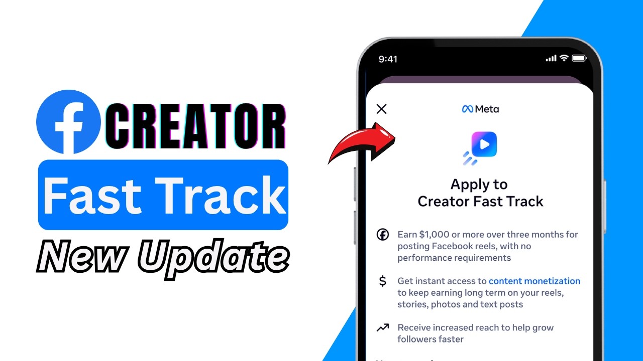 How To APPLY FOR CREATOR FAST TRACK On Facebook | NEW MONETIZATION UPDATE 2026