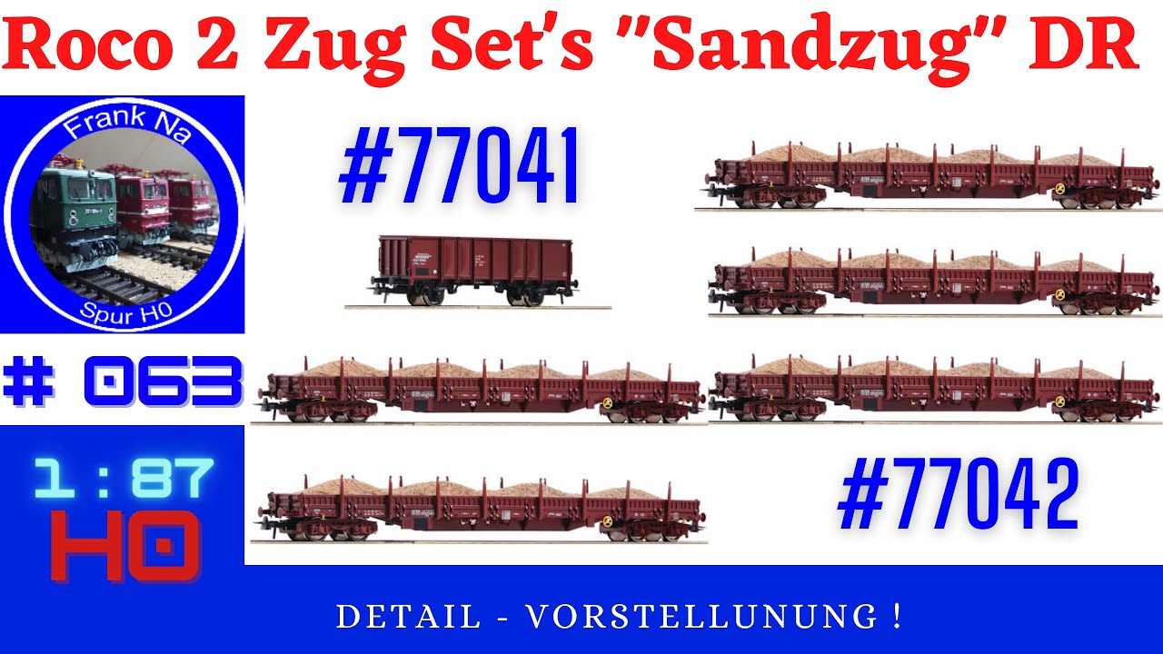 Roco Sandzug #77041 + #77042 - Kurzvorstellung !