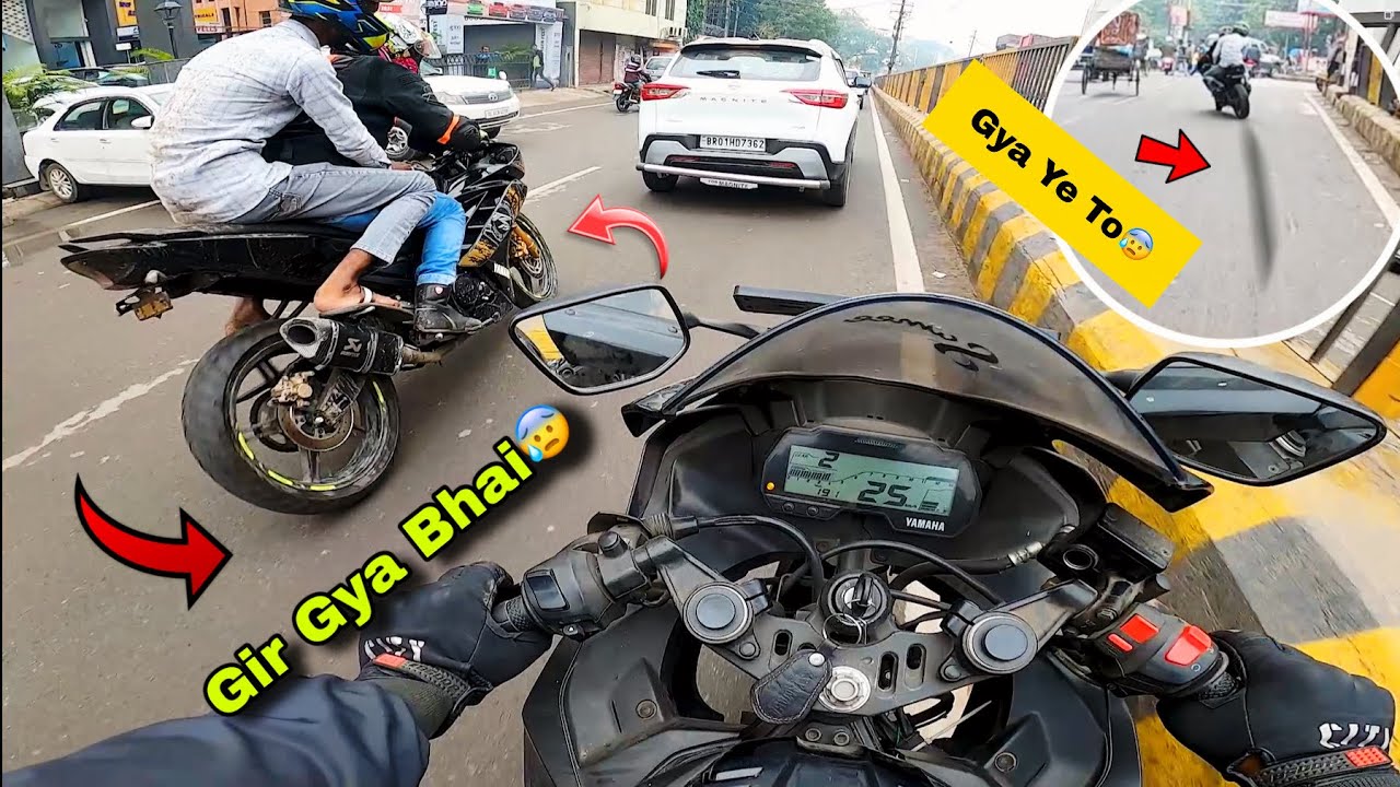 Patna m cr@sh ho😰? | Full on Street race 😈