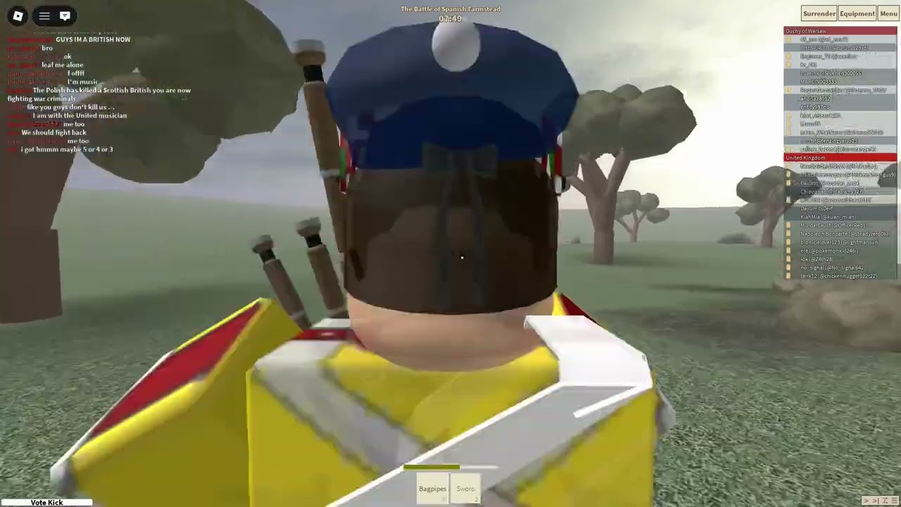 Roblox but a made a musician team with the enemy