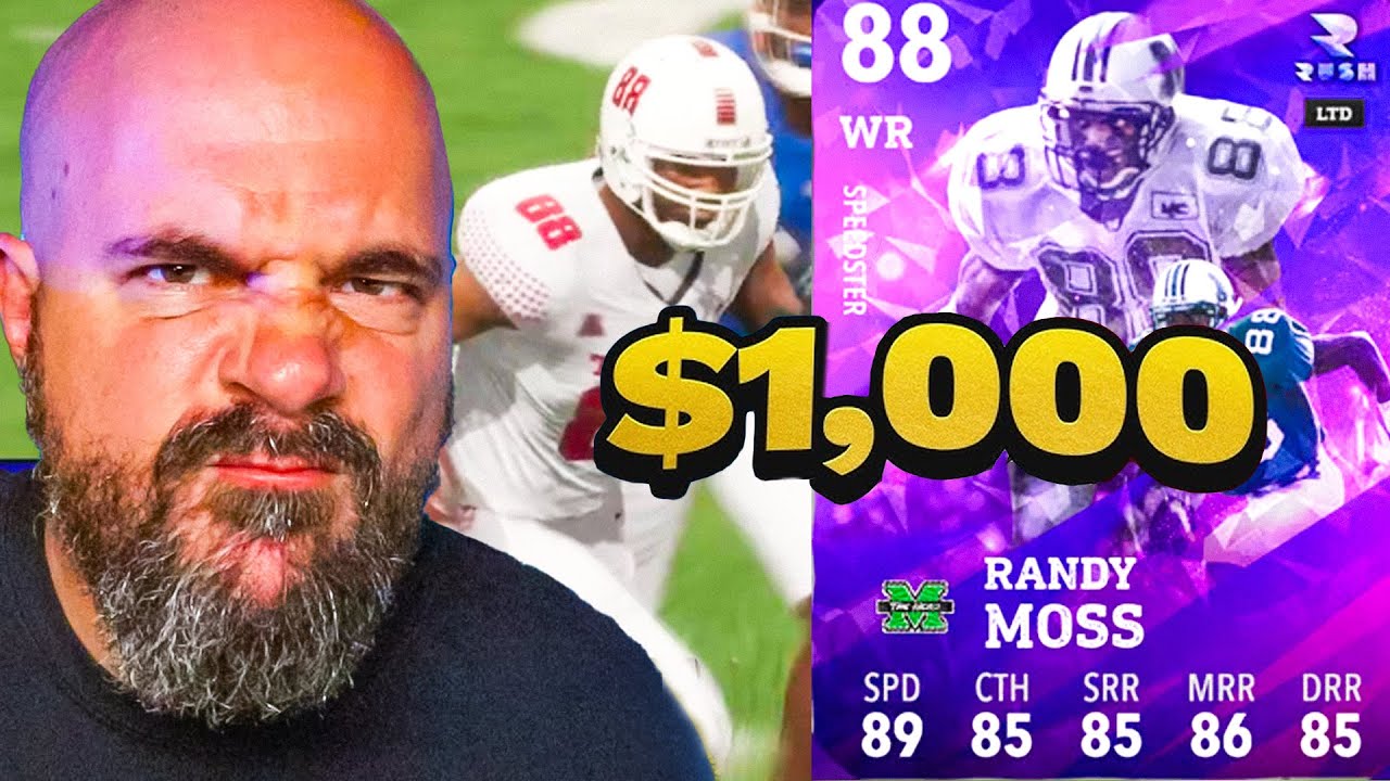 Randy Moss is OVERPOWERED in $1000 College Football Tournament!!