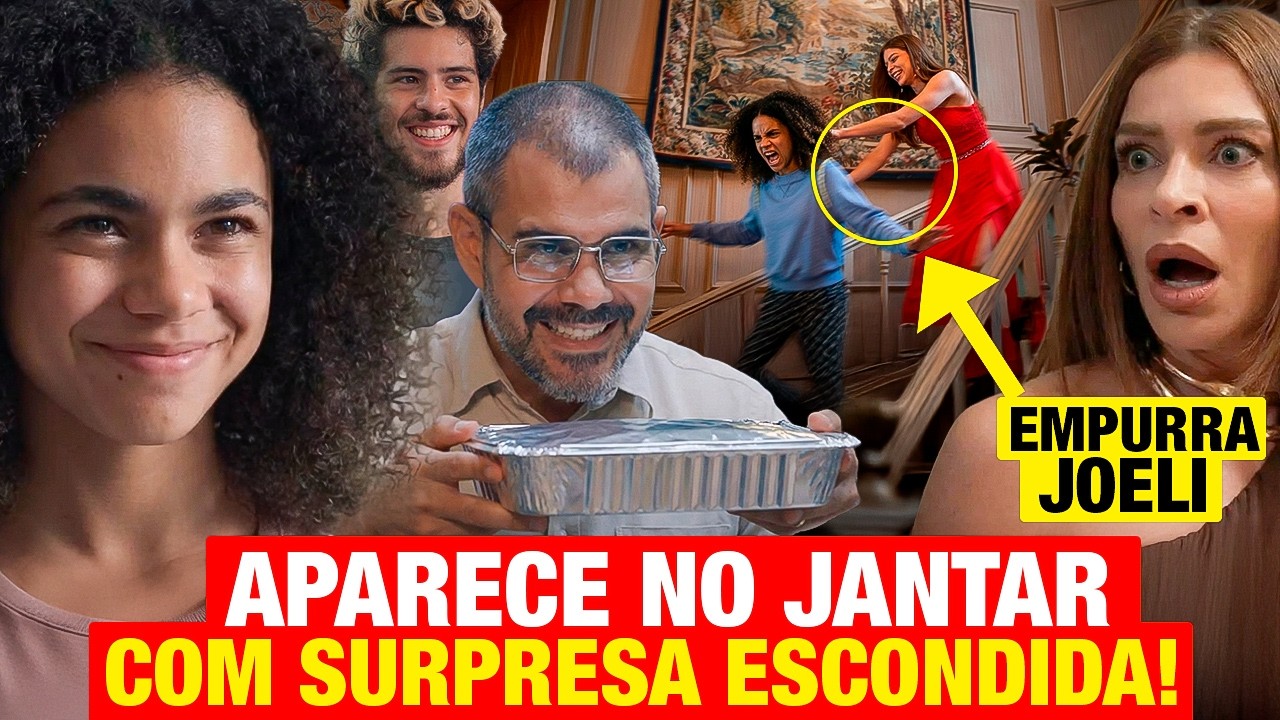 TRÊS GRAÇAS: TERÇA 03/02 - Joely vai ao JANTAR DE ARMINDA com Jorginho e 1 SURPRESA ESCONDIDA!