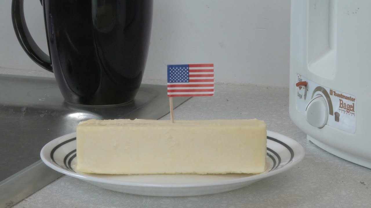 This Stick Of Butter Is Left Out At Room Temperature: Patriotic Edition