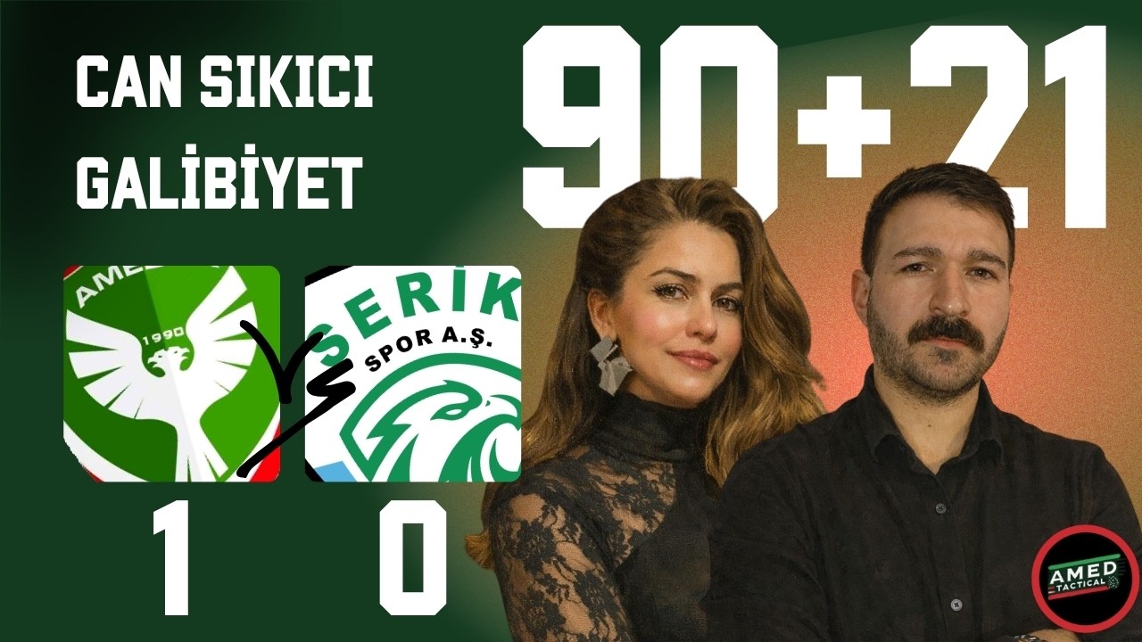 90+21 | Amedspor 1-0 Serikspor | Can Sıkıcı Galibiyet!