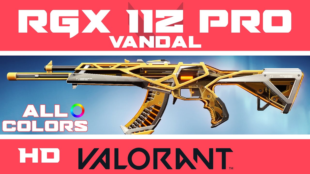 RGX 11Z PRO VANDAL VALORANT SKIN (ALL COLORS) | New Skins Showcase