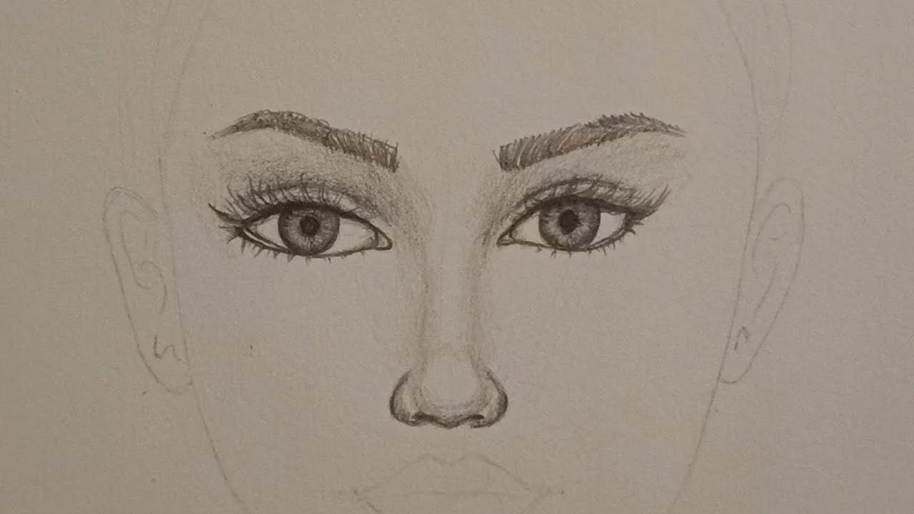 How to draw a girl face Part 1 || step by step tutorial || #drawingtutorial #howtodraw #ytart #arts