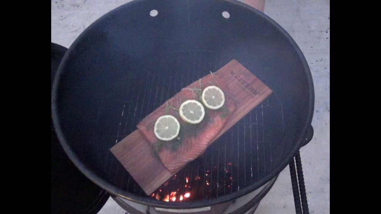 Smoked Cedar Plank Salmon on the Pit Barrel Cooker