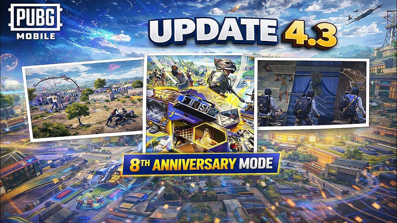 PUBG Mobile 8th Anniversary: 4.3 Update Hidden Features 