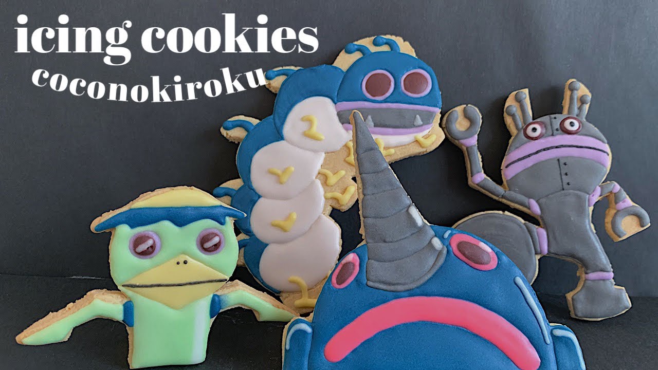 【アイシングクッキー】バイキンマンのメカシリーズ！だだんだん、もぐりん、ゴロンゴロ、カッパラスを作ってみたよ⛏