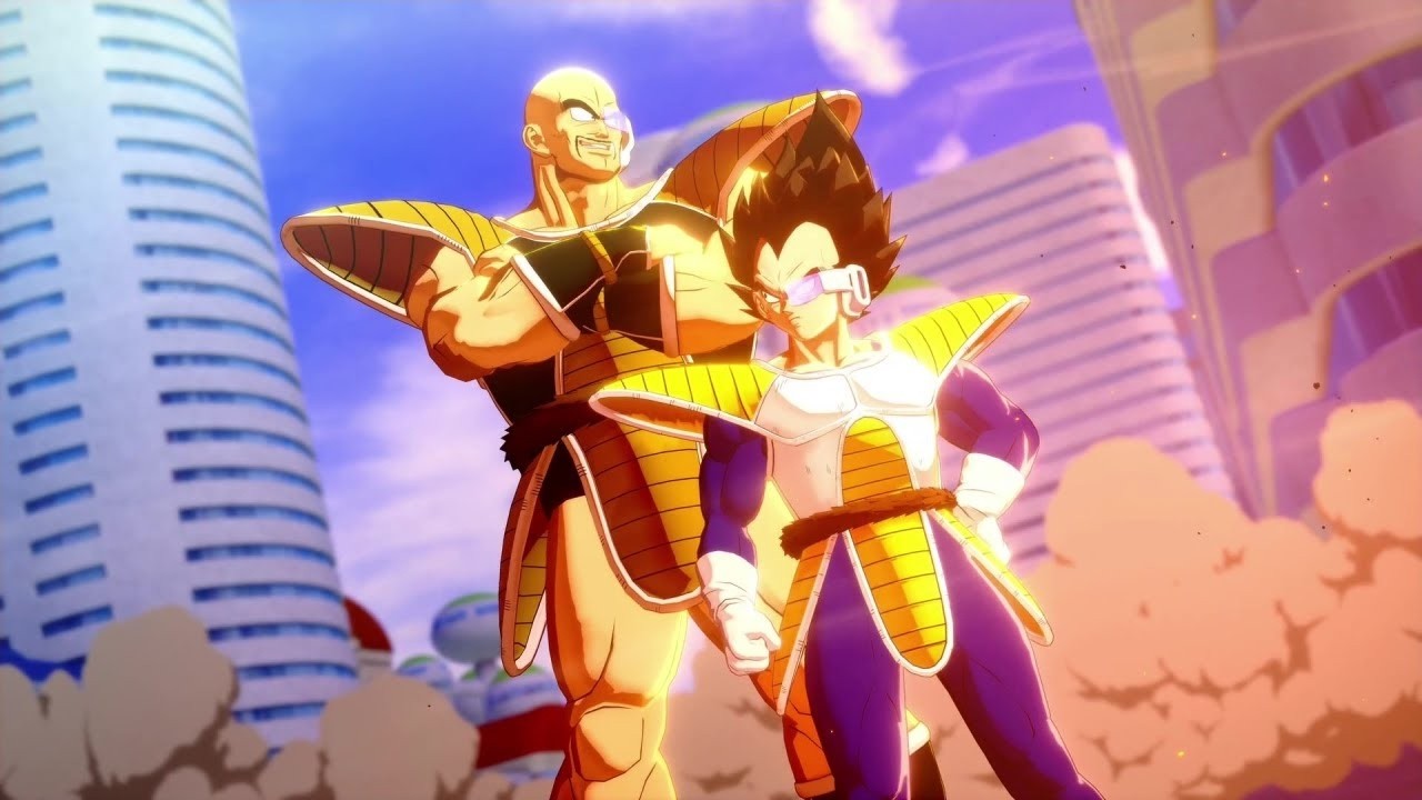 Nappa e Vegeta chegaram - Gameplay Dragon Ball Z Kakarot #7
