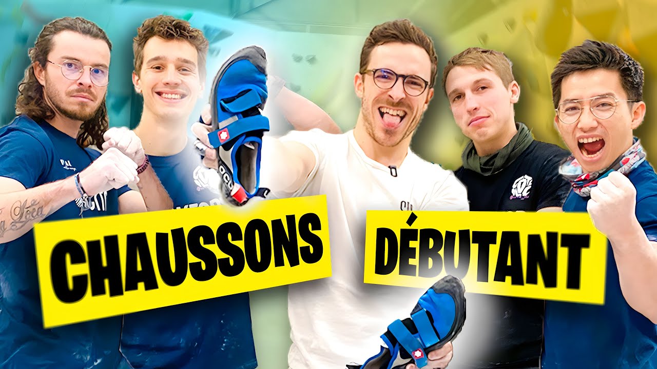GRIMPER AVEC DES CHAUSSONS DÉBUTANTS (avec @Cote_Bloc ) 🔥