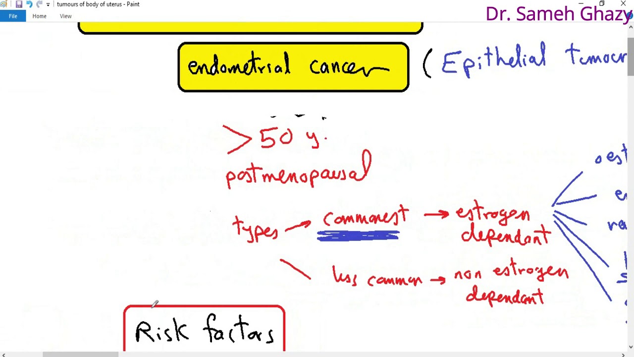 systemic pathology 64 : female genital system 5  ( tumors of body of uterus  )
