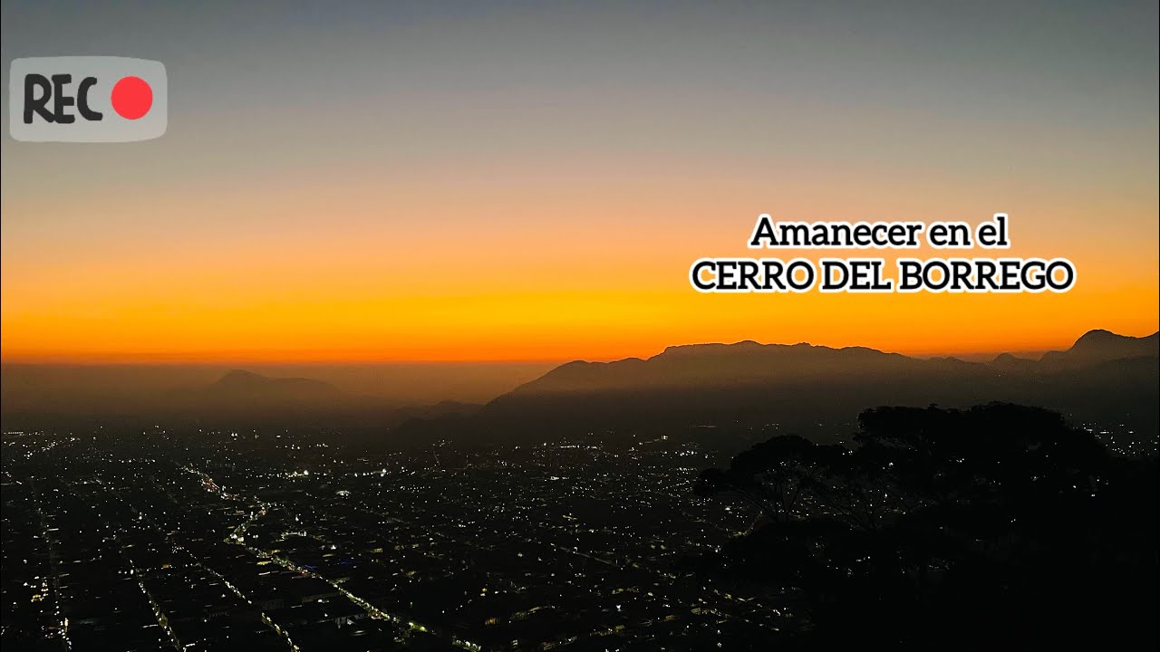 Subí EL CERRO DEL BORREGO de MADRUGADA para ver un buen amanecer, Mi PRIMER video.