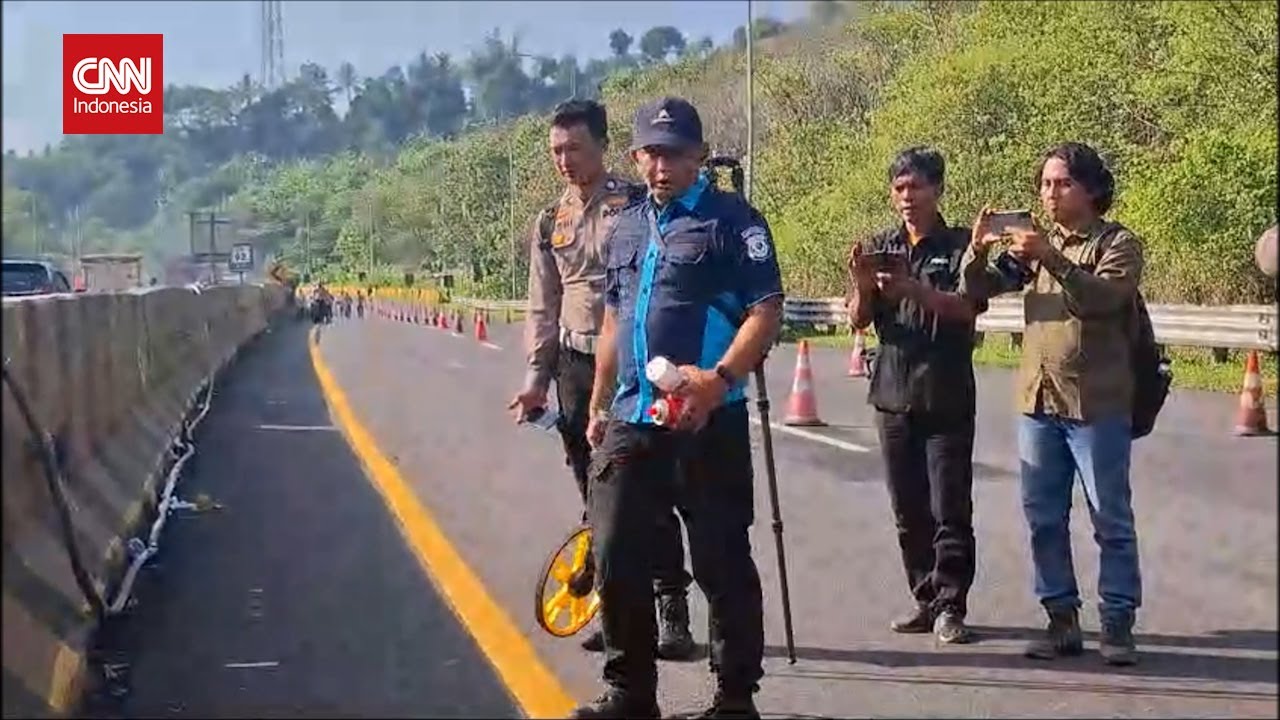 Gunakan Alat 3D, Polisi Olah TKP Tabrakan Maut Tol Purbalenyi
