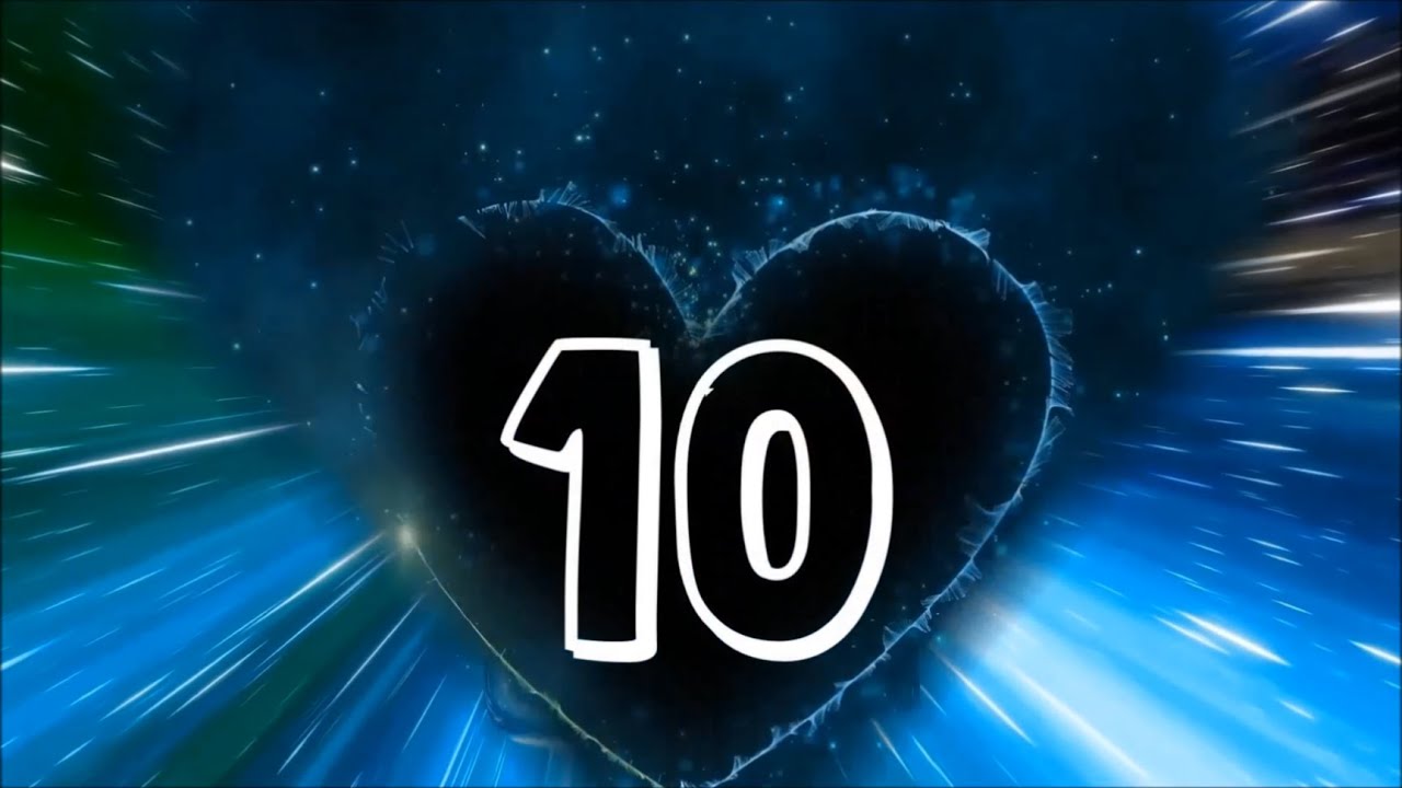 Heart Countdown With Voice And Epic Dramatic Music