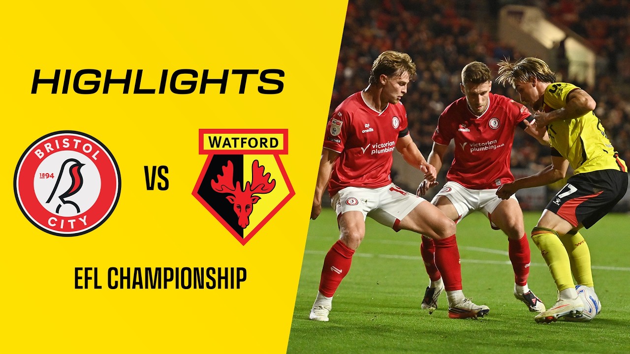 Bristol City 1-0 Watford | Short Highlights