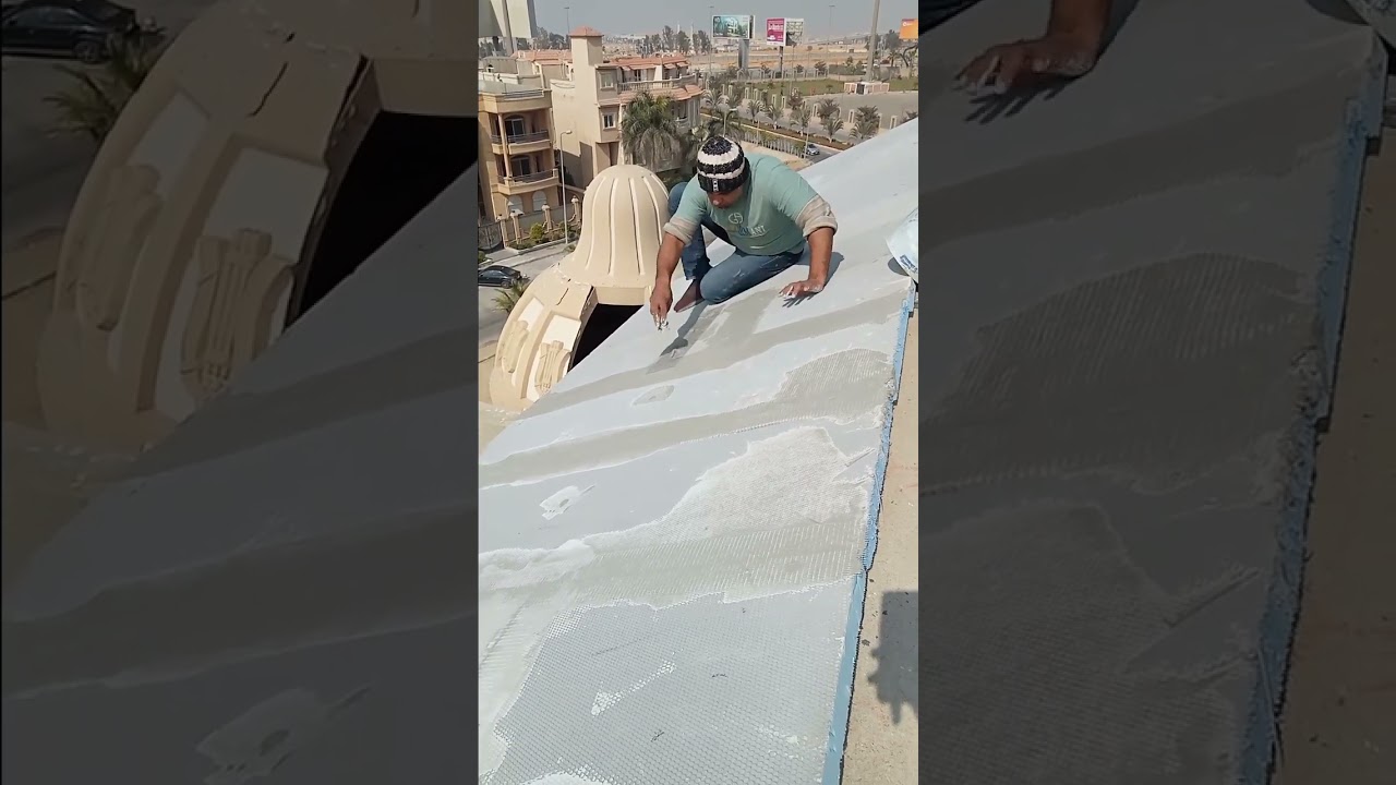 تركيب مراموكس فوق سطح منزل