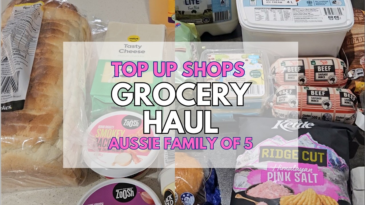 Aussie Family of 5 | Weekly Grocery Haul | Woolworths and Drakes