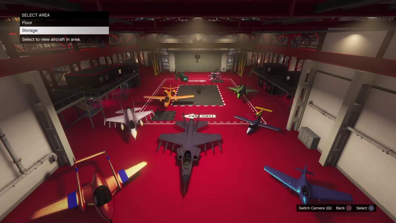Gta V   modded hangar