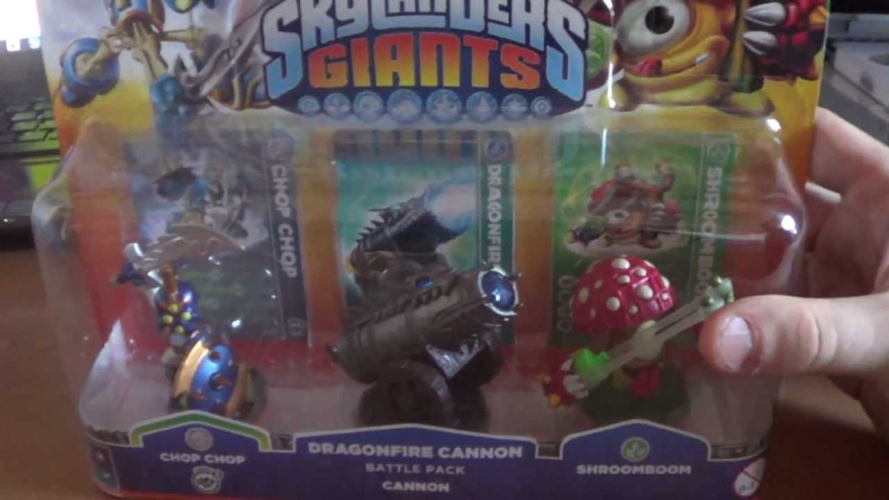 Skylanders Giant Dragonfire Cannon Battle Pack Unboxing ITA HD