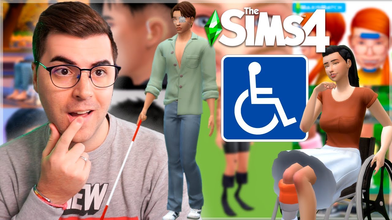 CC INCLUSIVO para Los Sims 4! ♿ Sims con discapacidades, skins, accesorios y MÁS! 🥰