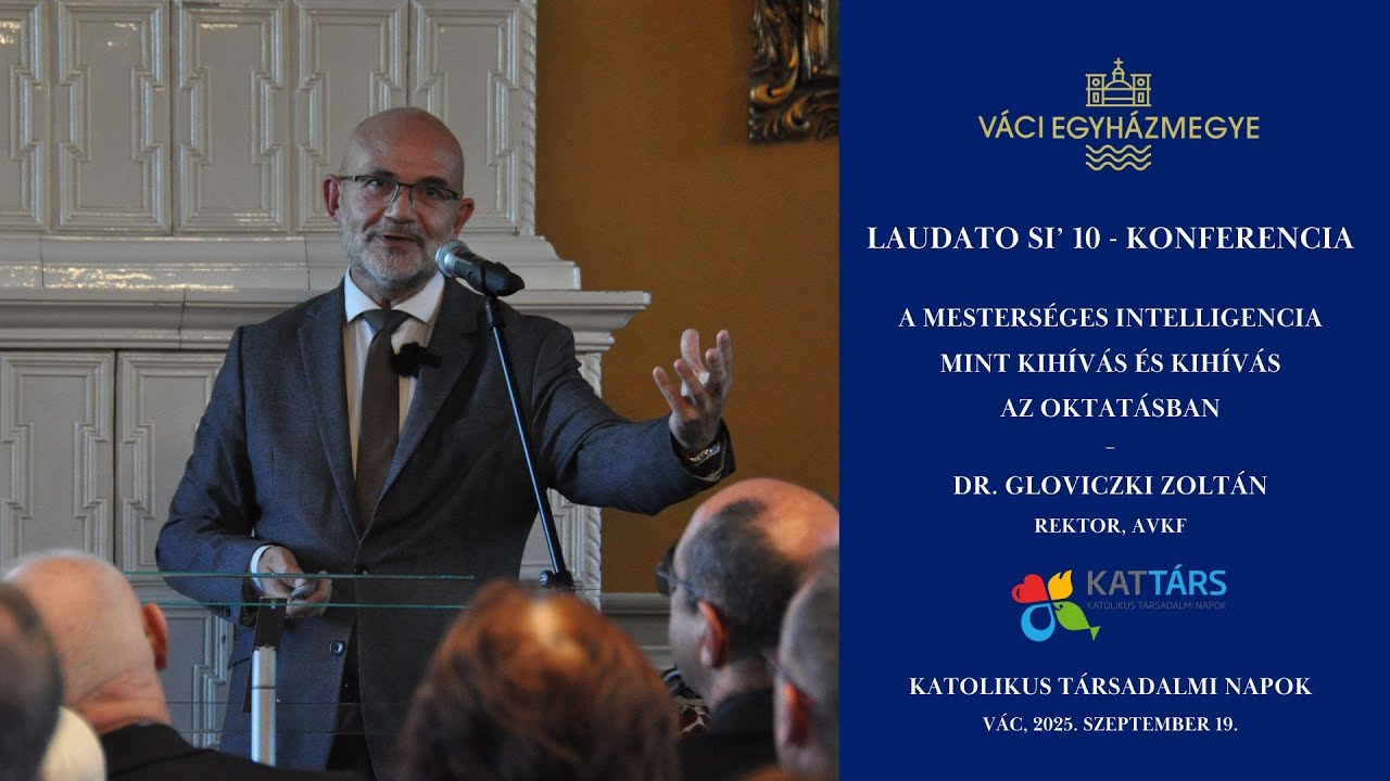 A MESTERSÉGES INTELLIGENCIA MINT KIHÍVÁS ÉS KIHÍVÁS AZ OKTATÁSBAN – DR.GLOVICZKI ZOLTÁN REKTOR, AVKF