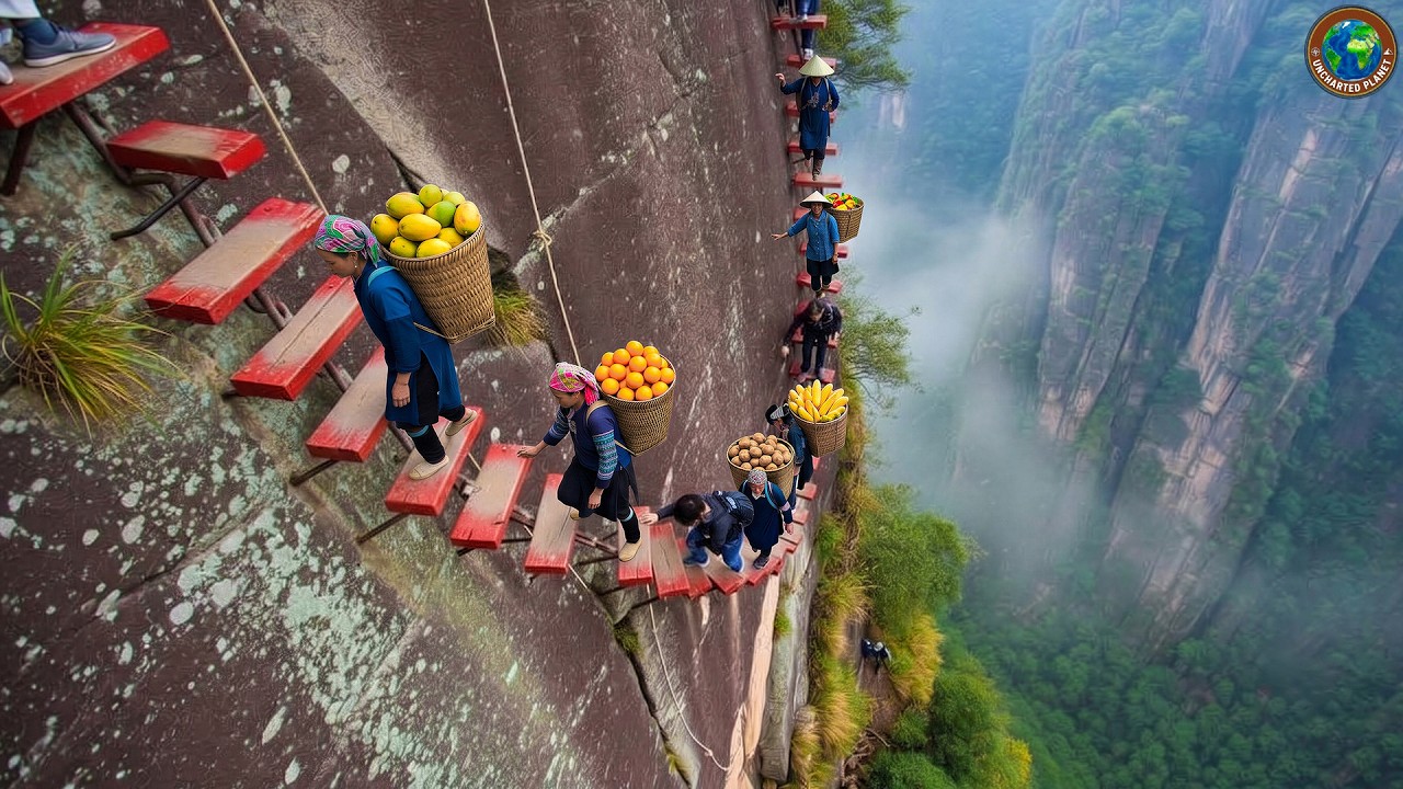 Impossible Places | World&rsquo;s Most Dangerous Cliffside Mountain Paths That Dare You to Walk Them | 4K