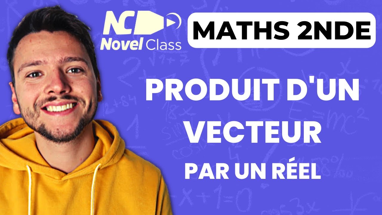 PRODUIT d'un VECTEUR par un NOMBRE RÉEL en 2 minutes - Maths Seconde