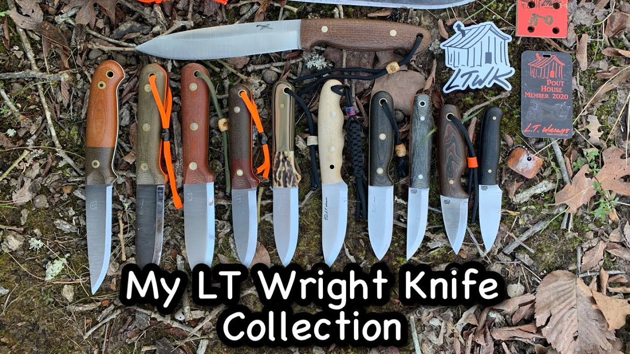 My LT Wright Knife Collection