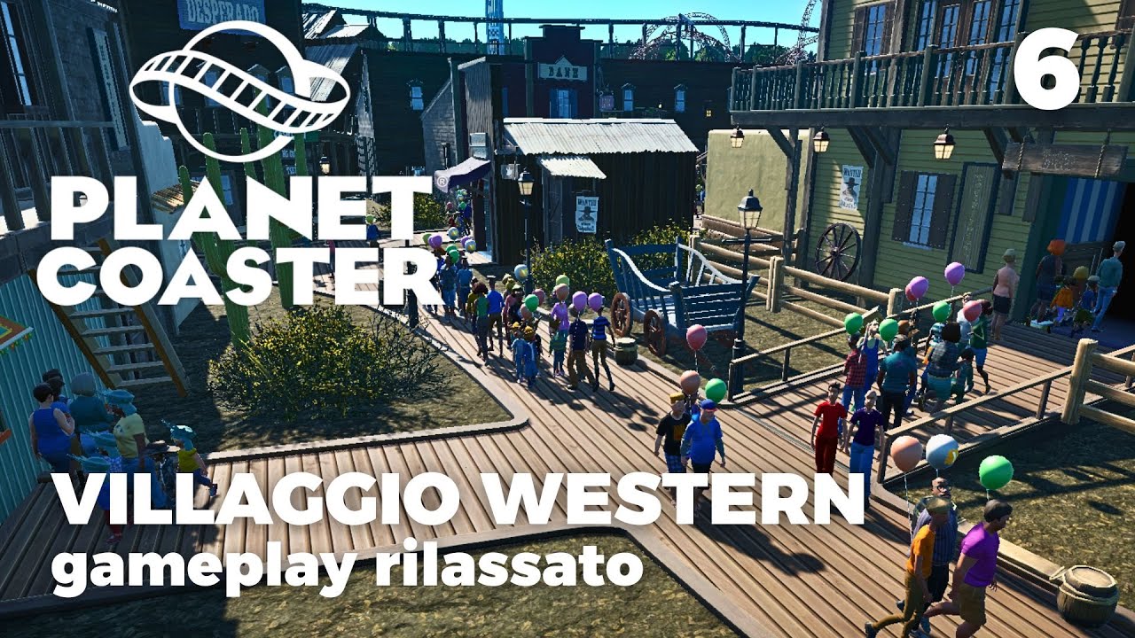 Ho costruito una zona western in Planet Coaster