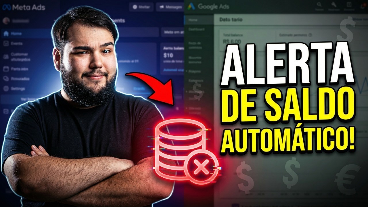 Como Criar Alerta de saldo baixo do Meta ADS e Google ADS 2026