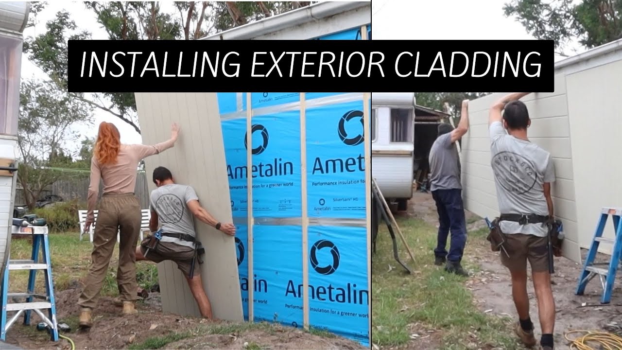 Монтаж наружной облицовки (James Hardie Axon Cladding) | The Eberharts